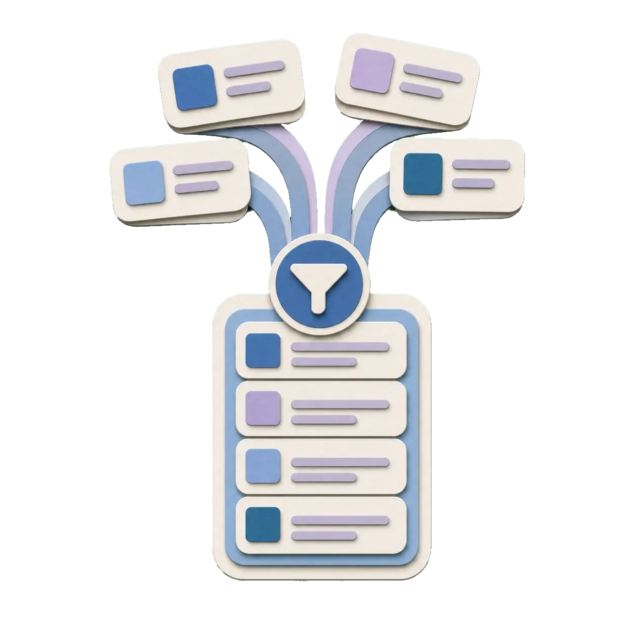 纸质符号,其中多张 Jira 卡通过过滤器收集到一个可重用上下文中